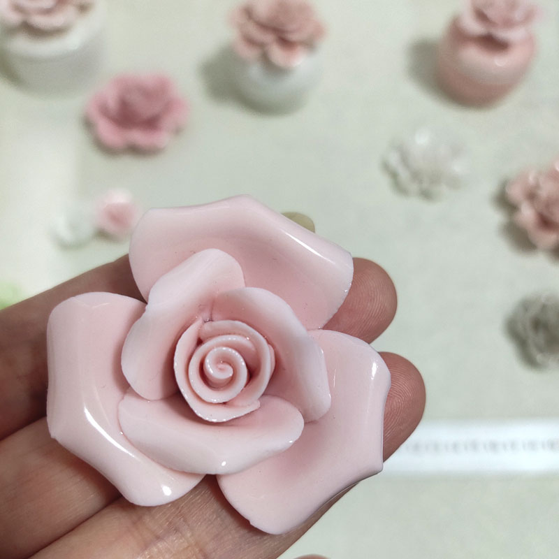 Свадебный Декор Ywbeyond, керамические розы ручной работы, настенный крючок, украшение или цветочный горшок, фарфоровые цветы, украшение