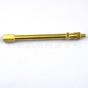 Varilla de extensión de cobre para inflador de neumáticos, válvula sin cámara de boca americana, para motocicleta y bicicleta eléctrica - Product Image 3