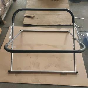 ชั้นวางของพ่นสีรถทำจากโลหะแบบปรับได้โครงกันชนหน้าและหลังพร้อมตัวยึดประตูโครงสร้างสามเหลี่ยม - Product Image 4