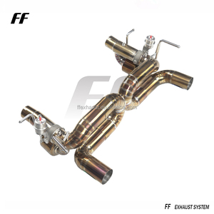 Sistema de escape con válvula de titanio de diseño personalizado Ajuste perfecto para <span class=keywords><strong>Ferrari</strong></span> F8 3,9 T <span class=keywords><strong>V8</strong></span> - Product Image 3
