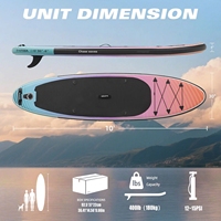 Planche à pagaie gonflable pour sports nautiques, fourniture en usine, planche à pagaie pliable avec accessoires de planche à pagaie