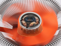 Refroidisseur de processeur universel QiuzAim pour ventilateur de dissipateur thermique silencieux à 3 broches Intel LGA 775/115x/1200 et AMD compatible avec les processeurs I3/i5/i7
