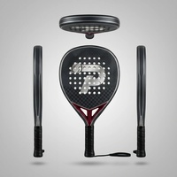 Raquette de padel PatsSport 38 mm d'épaisseur, en fibre de carbone 12K, noyau en mousse EVA légère, OEM personnalisée, haute qualité, ajustement universel