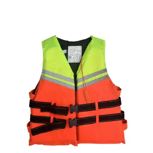 Colete salva-vidas profissional para caiaque offshore, colete salva-vidas flutuante marinho com logotipo personalizado para rafting portátil