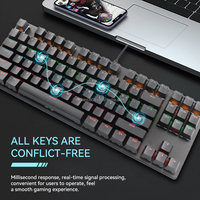 Clavier mécanique portugais personnalisé, langues mondiales, 61, 64, 68, 87, 98, 104, 108 touches, clavier mécanique adapté à l'OEM ODM