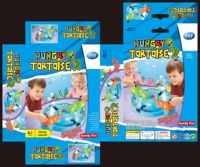 Jeu de société interactif en plastique HN Hungry Turtle, jeu de réflexes rapides, jeu intense d'attraper des perles, jouet éducatif