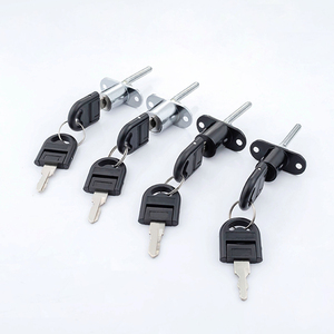 Nhà Máy Trực Tiếp Đồ Nội Thất Khóa Kẽm Hợp Kim Bàn Ngăn Kéo Khóa Với Chìa Khóa Sắt Văn Phòng Ngăn Kéo Ba Interlock - Product Image 1