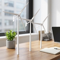 Éolienne à axe horizontal de 200 kW, rotor de 22 m, générateur éolien triphasé à aimants permanents, centrale électrique à grande échelle