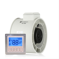 Ventilateurs intelligents de conduit d'échappement de haute qualité Ventilateur en ligne de conduit turbo à 3 vitesses à débit mixte pour la ventilation