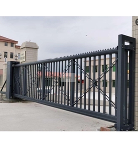 Phong cách hiện đại nhôm cantilever cửa trượt cho nhà trường nhà máy Mian lối vào thiết kế nổi đường lái xe cửa - Product Image 1