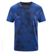 Camiseta Deportiva Personalizada de Poliéster y Elastano para Hombre, Absorbe la Humedad, Cuello Redondo, para Gimnasio