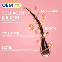 Gummies de Collagène Marin Herborigen pour l'Éclat de la Peau et Anti-Âge 5000mg – Complément de Collagène Sans Sucre pour la Santé des Cheveux, des Ongles et de la Peau