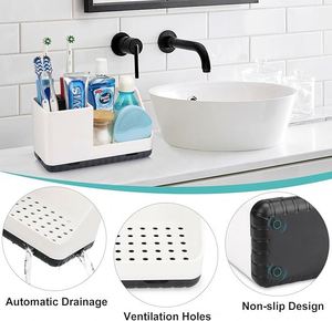 Modern Plastic Bathroom Vanity Sink Organizer and Storage for <b>Shoes</b> with Multifunction Design - Product Image 4