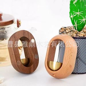 Sonnette de porte en bois massif de style chinois, installation facile, sonnette d'entrée pour la maison - Product Image 1