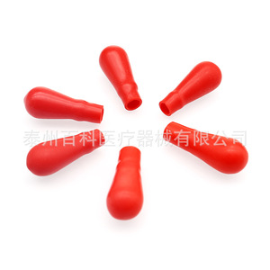 Capuchon en latex de qualité supérieure, pointe rouge, pour pipettes et compte-gouttes de laboratoire - Product Image 4