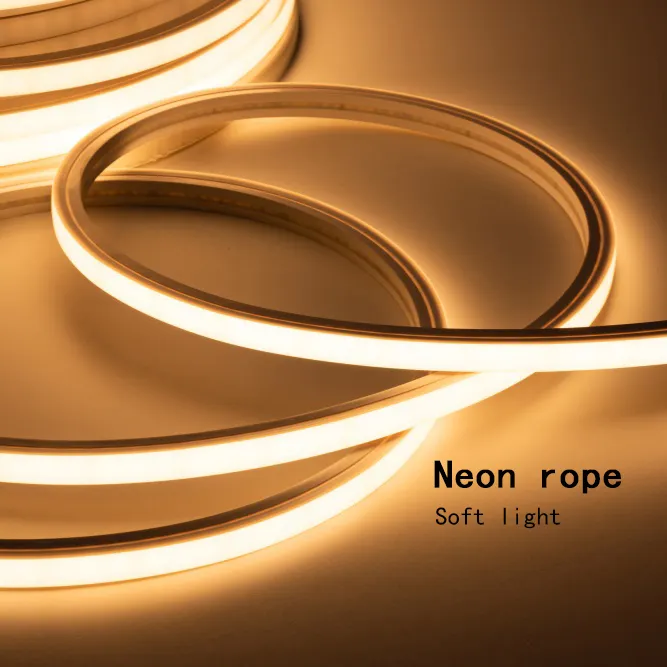 High quality indoor home decoration 12V/24V IP65 waterproof silicon neon flexible led strip light