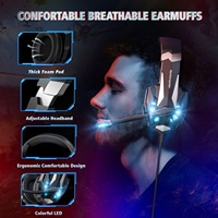Casque de jeu filaire RGB à micro, anti-bruit, pour jeux vidéo – Meilleures ventes
