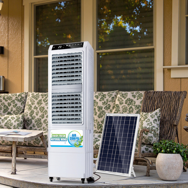 45L Portable DC Evaporative Air Cooler Energy Saving Industrial Commercial Use Remote Control Durable Plastic