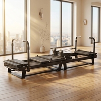Machine de Pilates Reformer Commerciale OEM Premium, Durable, Portable et Réglable en Alliage d'Aluminium, Écologique pour Studio de Yoga