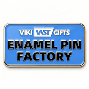 Contacta con tu Vendedor -- Viki -- en la Misma Tienda [VASTGIFTS] Pin de Esmalte Personalizado - Product Image 1