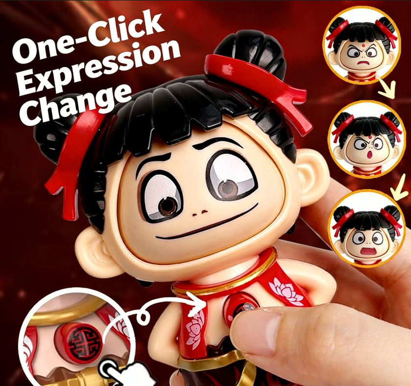 Nezha Press - Changement d'Expression Activé par la Pression [En Sachet]