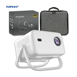 Mini projecteur vidéo intelligent Topleo pour la maison, portable, Android 14, cinéma 4K, home cinéma avec haut-parleur intégré, Wifi, projecteur LED - Product Image 1