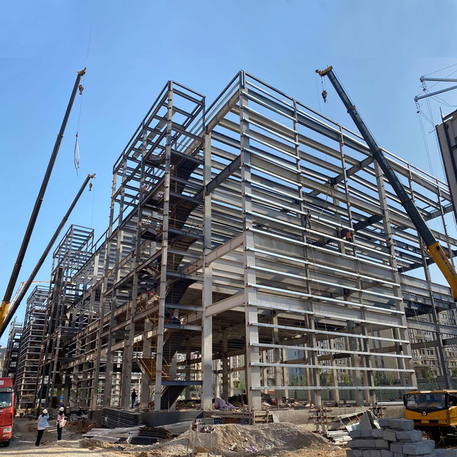 High Strength Industrial Steel Beam Column for Multi-story Building Prefab Warehouse & Workshop Construction Outdoor Application