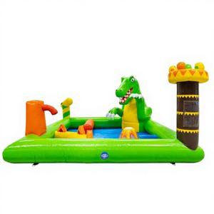 Toboggan aquatique gonflable commercial de haute qualité, piscine intérieure et extérieure, jeu interactif d'escalade pour enfants - Product Image 1