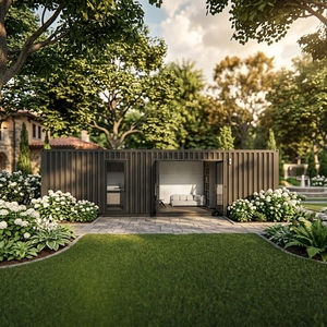 Hot Sale 20ft 40ft Luxury Mobile Container House Villa with Bedroom Kitchen Living Room and Workshop - Product Image 1