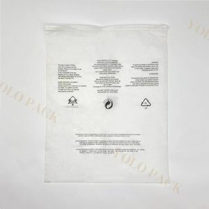 Cung cấp ổn định tiết kiệm không gian bảo vệ từ bụi khuôn nhiệm vụ nặng nề cho T-Shirts và may mặc túi nhựa đóng lại được thanh trượt dây kéo túi - Product Image 1