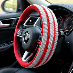 Funda para Volante Roja Universal con Agarre Texturizado, Accesorio para Auto - Product Image 3