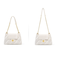 Disponible en cuir dames sac à main peau de vache de luxe chaîne épaule sac à main sac à main Vintage en cuir véritable matelassé femmes sac de mode