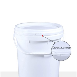 <span class=keywords><strong>Seau</strong></span> en plastique PP recyclable de 20 L (5 gallons) robuste et <span class=keywords><strong>vide</strong></span> pour peinture et revêtement, avec couvercle à joint sécurisé et poignée – Vente en gros - Product Image 2
