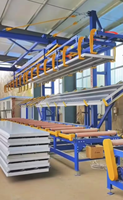 Uzbekistan migliori vendite Eps Xps Sandwich pannello a parete linea di produzione per le piccole imprese a casa prefabbricata cella frigorifera casa