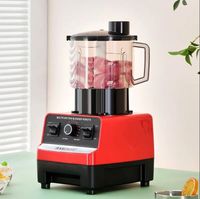 Nouvelle conception, mixeur portable multifonctionnel électrique en acier inoxydable de 2,5 L, 5 vitesses, pour les foyers britanniques