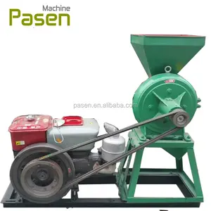 Rice Flour Mill Flour Milling Machinery Maize Corn Grinding Machine Small Grain Food Crushing Corn Starch Machine