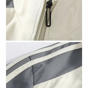 Conjunto Deportivo Informal Unisex Personalizado con Capucha y Pantalones Deportivos para Invierno, Overol Cortavientos con Logotipo Termotransferible - Product Image 1