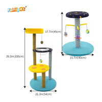Famipet personnalisé en gros nouvelle conception sur le thème de l'espace chat cadre d'escalade poteau à gratter tour d'arbre à chat