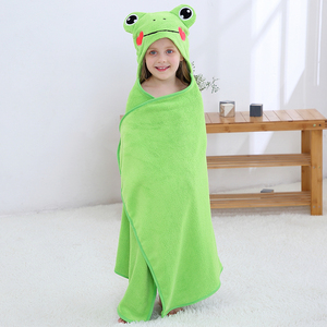MICHLEY OEM Hot Sale Kids Hooded Animal Bathrobe <strong>Girls</strong> Beach <strong>Poncho</strong> Children Bath <strong>Towels</strong> - Product Image 4