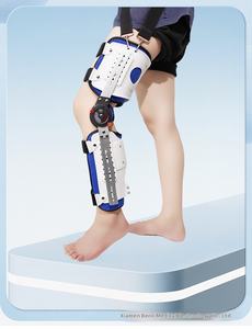 Penstabil Sendi tetap tahan lama, penyangga kaki lutut paha dengan Orthosis pergelangan kaki untuk kenyamanan dan stabilitas - Product Image 6