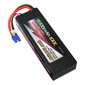 Vant HV 2S graphene LiPo แบตเตอรี่8000mAh 7.6V 100C พร้อมขั้วต่อ XT60 EC3 EC5แบตเตอรี่รถยนต์ RC สำหรับรถยนต์ไฟฟ้า - Product Image 2
