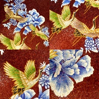 Art mural en mosaïque de verre fait main, carreaux décoratifs pour l'intérieur, salon, cuisine, salle de bain