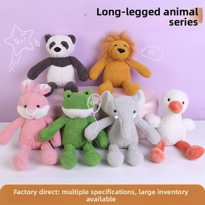 Elefante di peluche super morbido a gambe lunghe - Compagno di sonno confortante per il bambino, regalo perfetto, imbottito in cotone PP, ideale per le macchine a griffa - Product Image 3
