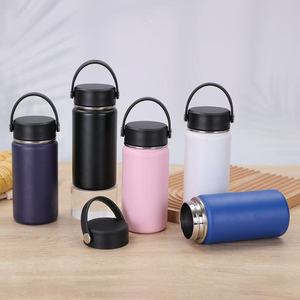 18oz 32oz 40oz Wide Mouth Stainless Steel Water <b>Bottle</b> Double Wall Vacuum Insulated Sport <b>Flask</b> with Carry Handle Lid for Travel - Product Image 5