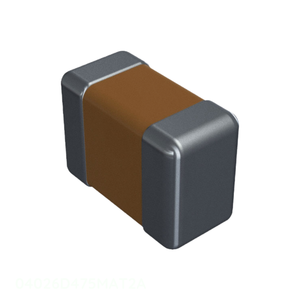 ตัวเก็บประจุเซรามิกแบบยึดพื้นผิว0402 MLCC (1005เมตริก) 4.7 UF 6.3V X5R 0402 4.7 UF 04026D475MAT2A - Product Image 1