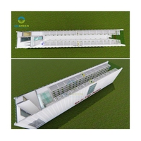 Récipient de ferme avec contrôleur intelligent agriculture hydroponique isolation thermique usine 40ft système complet d'armoire de culture