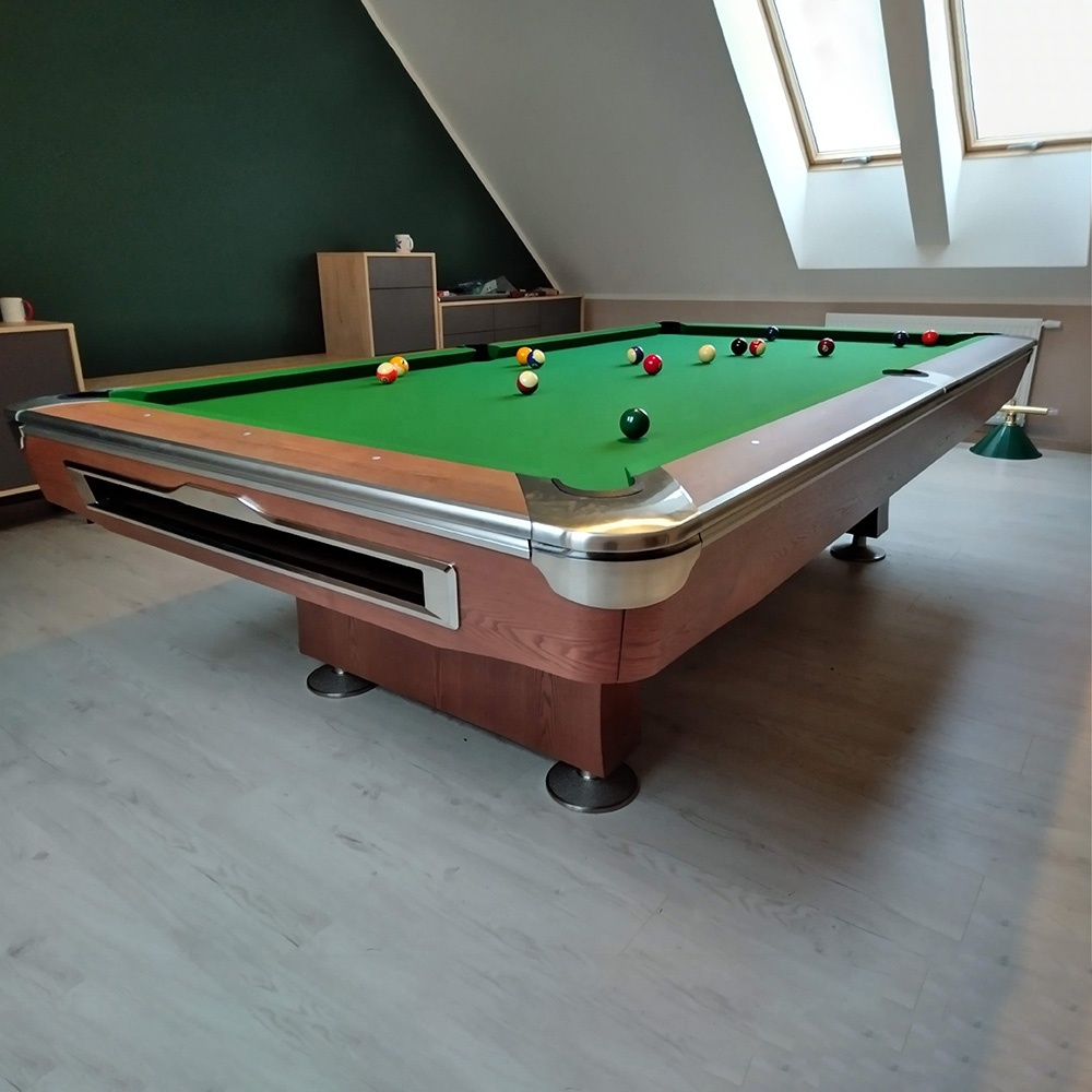 Оптовая продажа с завода, дешевый бильярдный стол 6-го поколения в американском стиле, бильярдный стол 9 футов, бильярдный стол на продажу
