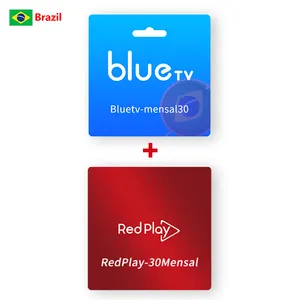 ل البرازيل Bluetv التلفزيون RedPlay Unitv التلفزيون الشهري كومبو صريحة كرت هدية البرازيلي البرتغالية