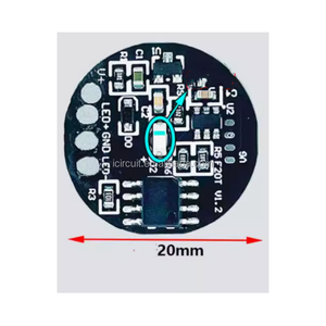 3.7v5v12v Interruptor táctil de partición de alta potencia atenuación infinita LED Módulo de inducción de Interruptor táctil capacitivo - Product Image 2