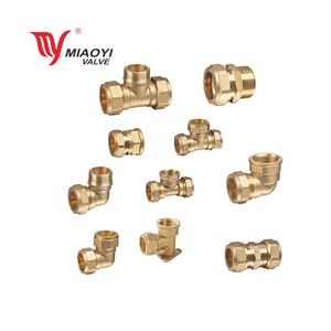 Miaoyi <strong>Pipe</strong> <strong>Copper</strong> Fit Compression Brass Fittings <strong>Copper</strong> Fittings - Product Image 2